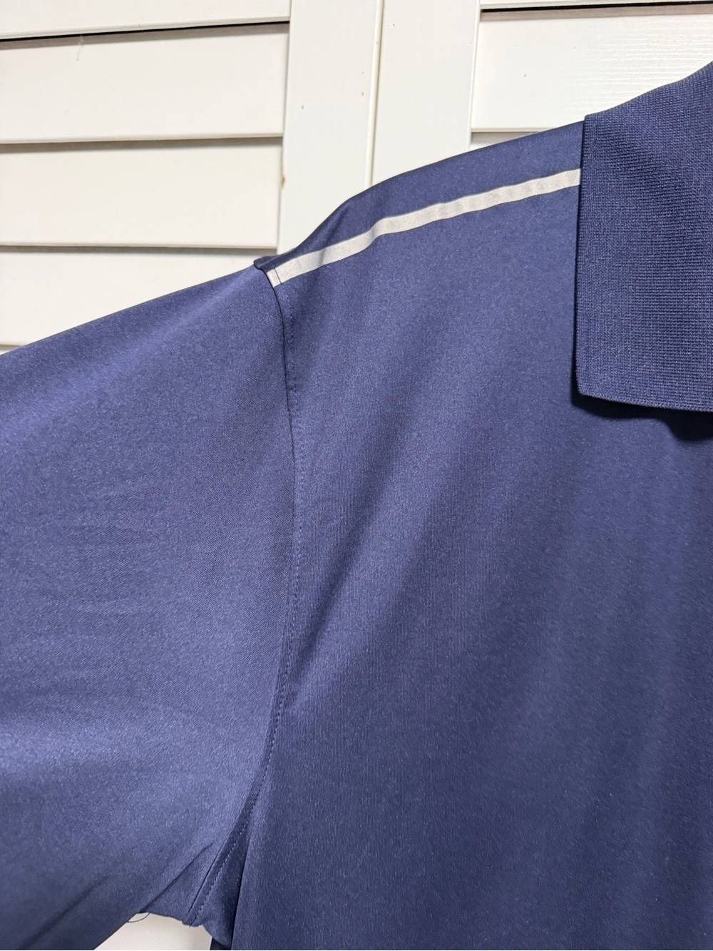 Knights Apparel Navy Golf Polo with Silver BYU Logo Sz XL 46/48 - Picture 3 of 9